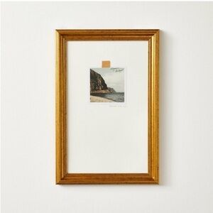 NWT 12"x18" Travel Photo Gold Framed Wall Art - Threshold Studio McGee